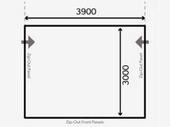 Dometic Grande Air Pro 390 M Voortent -Best Outdoor Camping 579993 579993 images other kampa dometic plattegrond grande 390 m 2021 ecommerce